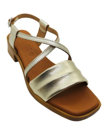 JORDANA SANDALIA PIEL MUJER 4454 PLATINO