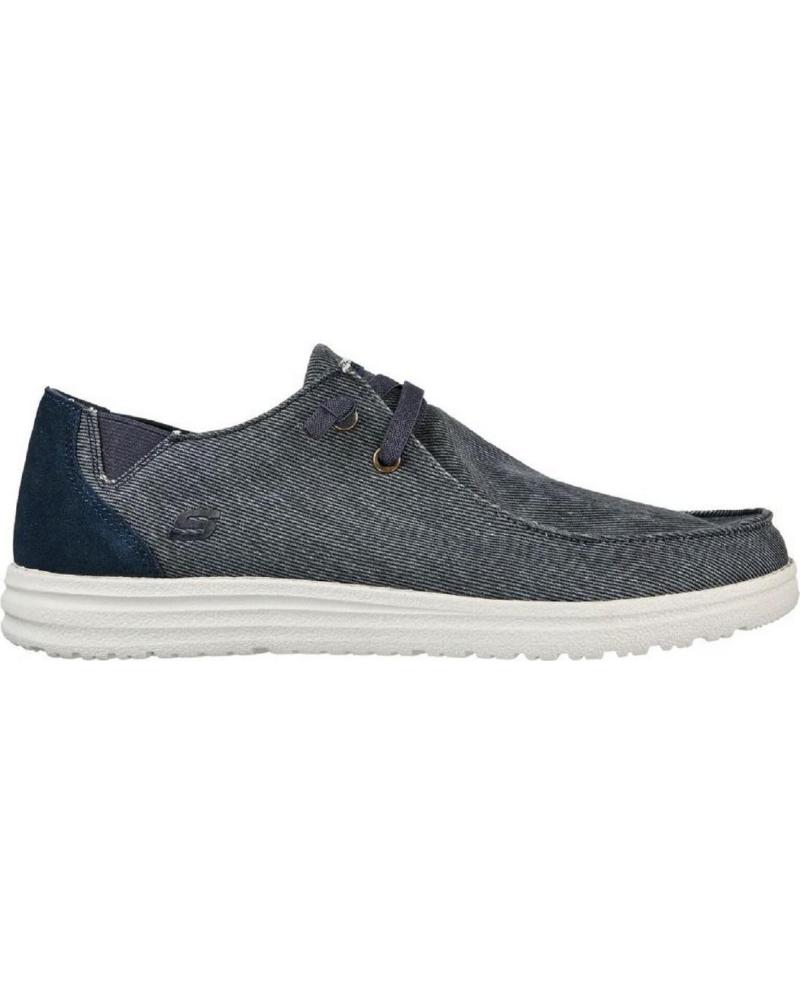 Zapatos-de-vestir-para-hombre-SKECHERS-66387-LONAS-DE-HOMBRE-AZUL-MARINO