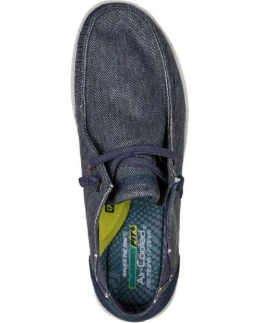 Zapatos-de-vestir-para-hombre-SKECHERS-66387-LONAS-DE-HOMBRE-AZUL-MARINO
