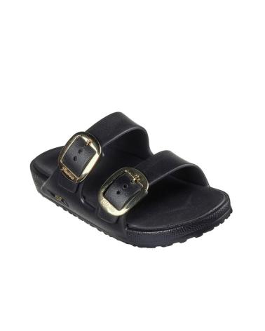 Sandálias-femininas-SKECHERS-SANDALIAS-PLANAS-MUJER-111592-NEGRO