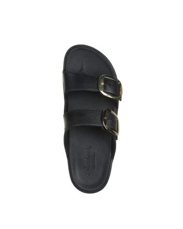 Sandálias-femininas-SKECHERS-SANDALIAS-PLANAS-MUJER-111592-NEGRO