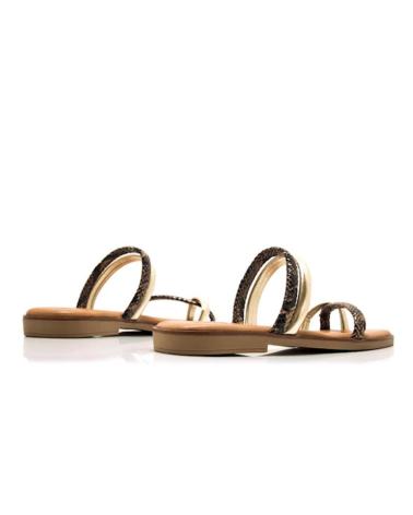 MTNG SANDALIAS PLANAS MUJER MUSTANG 54563 ORO DORADO
