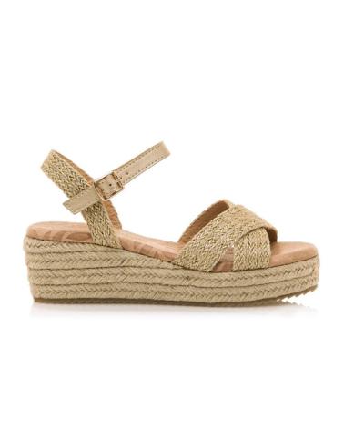 Sapatos de Mulher MTNG CUNAS DE ESPARTO MUJER MUSTANG 59553 NATURAL