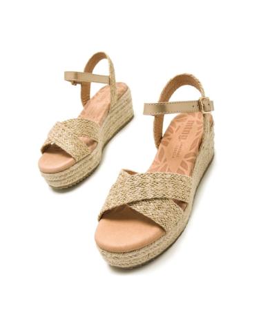 Sapatos de Mulher MTNG CUNAS DE ESPARTO MUJER MUSTANG 59553 NATURAL