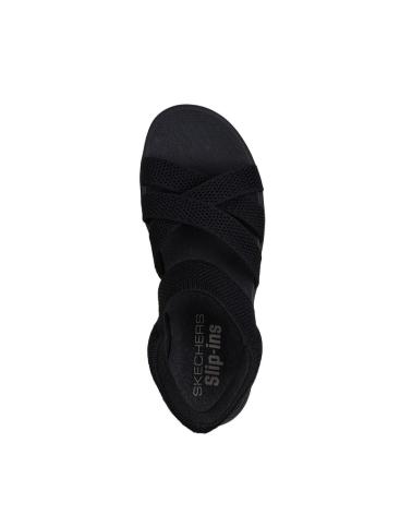 SKECHERS CUNAS MUJER 163524 - NEGRO