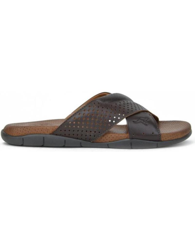 KANGAROOS SANDALIAS DE HOMBRE 851-18 PIEL MARRONPIEL MARRON