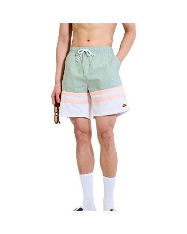 ELLESSE BANADOR METULIA SWIM SHORT GREEN OFF MULTICOLOR