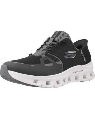 Tênis-casuais-para-mulheres-SKECHERS-ZAPATILLA-GLIDE-STEP-MUJER-150420-BKCC-NEGRO