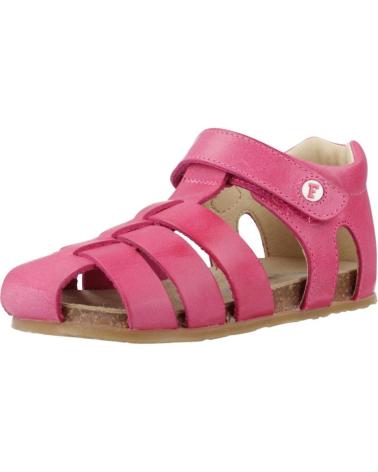 FALCOTTO SANDALIAS ALBY PARA NIÑA, CIERRE DE VELCRO FUXIA