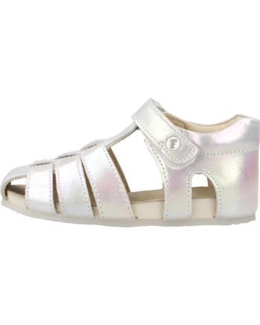 FALCOTTO SANDALIAS NINA MODELO ALBY COLOR  BLANCO