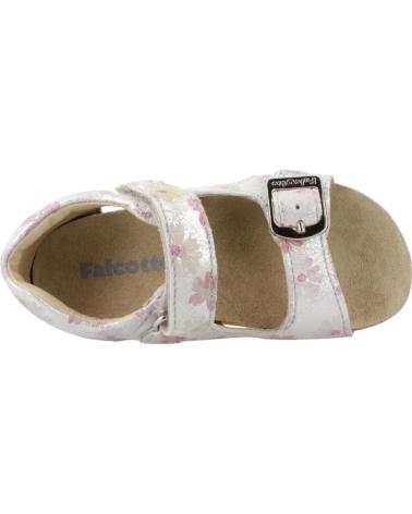 FALCOTTO SANDALIAS INFANTILES BEA EN PIEL CON ESTAMPADO FLORAL ARGNTNCHL