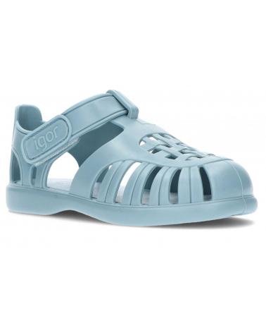 Sandalias-De-Niña-IGOR-10271-CANGREJERA-CERRADA-VELCRO-AZULON
