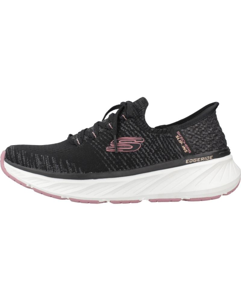 SKECHERS ZAPATILLAS MUJER MODELO SLIP-INS EDGERIDE COLOR AZUL BKPK