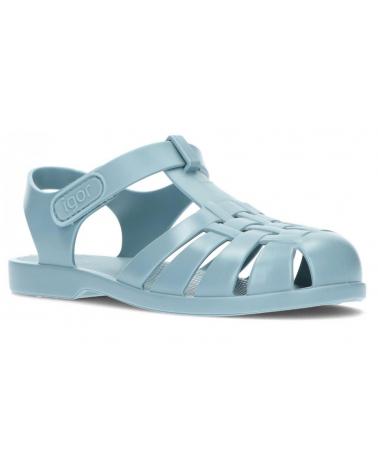 Sandalias-y-chanclas-para-niña-IGOR-10288-CANGREJER-ABIERTA-VELCRO-AZULON