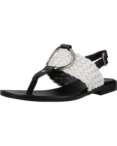 PLUMERS SANDALIAS PLUMERS MODELO 3886P CON TIRA TRENZADA NEGRO