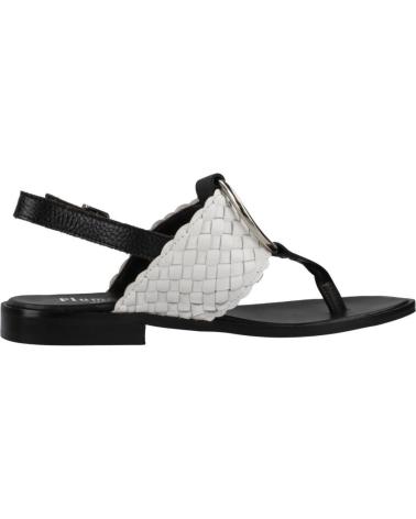 PLUMERS SANDALIAS PLUMERS MODELO 3886P CON TIRA TRENZADA NEGRO