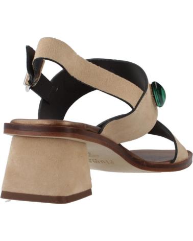 PLUMERS SANDALIAS PLUMERS MODELO 3977P CON APLIQUES CAMEL
