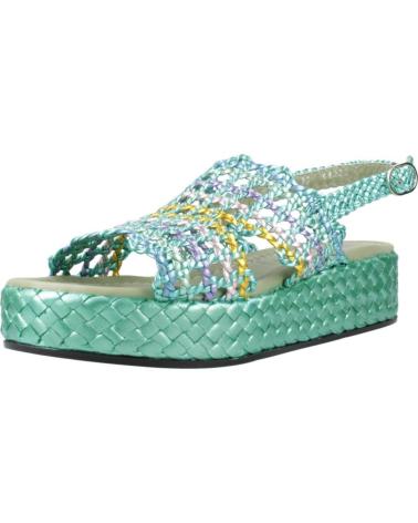 PONS QUINTANA SANDALIAS MUJER MODELO FORLI COLOR VERDE VCM
