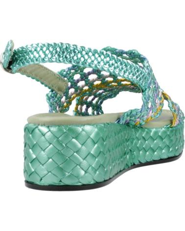 PONS QUINTANA SANDALIAS MUJER MODELO FORLI COLOR VERDE VCM