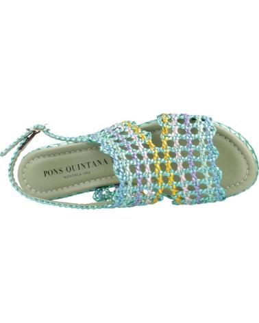 PONS QUINTANA SANDALIAS MUJER MODELO FORLI COLOR VERDE VCM