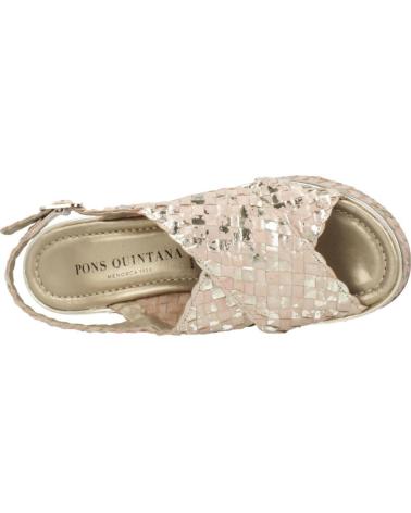 PONS QUINTANA SANDALIAS MUJER MODELO LILLE COLOR NUDE G501
