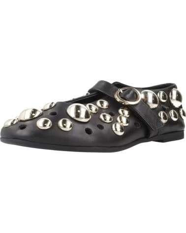 PIXY PIXY 560602PI STUDDED BALLET FLATS BLACK