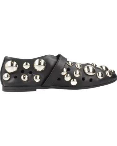 PIXY PIXY 560602PI STUDDED BALLET FLATS BLACK