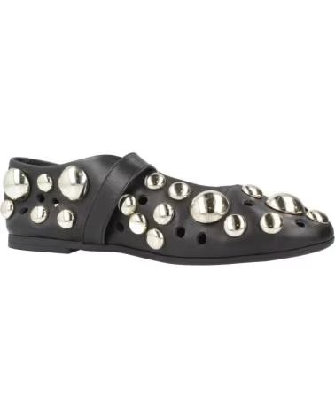 PIXY PIXY 560602PI STUDDED BALLET FLATS BLACK