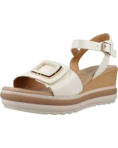 REPO SANDÁLIAS FEMININAS MODELO 20237R COR BEGE MARFIM REF 618518 AVORIO