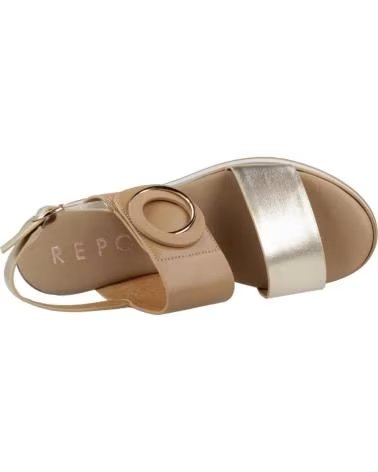 REPO SANDALES COMPENSÉES POUR FEMME 21245R COULEUR MARRON, RÉF: 643019 PLTCML