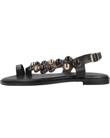CARYATIS SANDALIAS PLANAS CARYATIS CON ADORNOS Y CIERRE DE HEBILLA BLACK