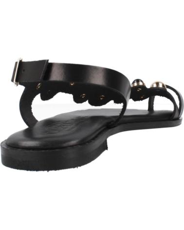 CARYATIS SANDALIAS PLANAS CARYATIS CON ADORNOS Y CIERRE DE HEBILLA BLACK