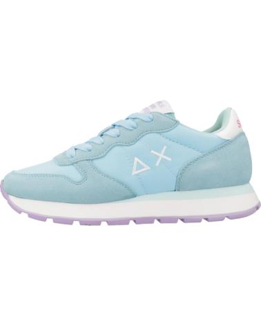 SUN68 ZAPATILLAS MUJER MODELO ALLY SOLID NYLON COLOR AZUL S05 AZZU S05 AZZURO