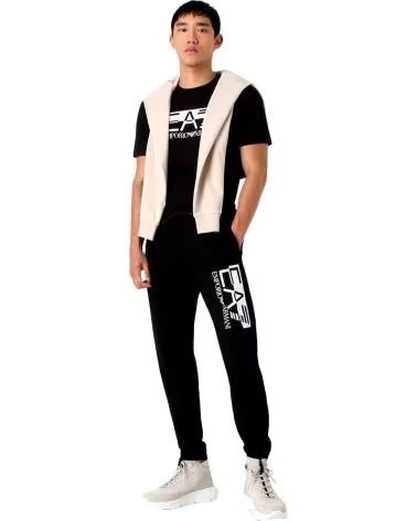 EMPORIO ARMANI Camiseta T-Shirt en color negro para hombre NEGRO