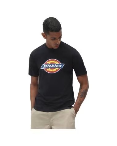 T-SHIRT DICKIES À MANCHES COURTES NOIR AVEC LOGO CLASSIQUE NEGRO