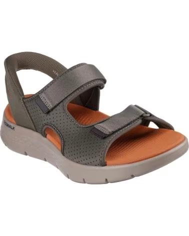 Scarpe per Uomo SKECHERS CALZADO MARCA MODELO GO WALK FLEX SANDAL-EASY ENTR PARA HOMB VERDE