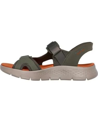 Scarpe per Uomo SKECHERS CALZADO MARCA MODELO GO WALK FLEX SANDAL-EASY ENTR PARA HOMB VERDE