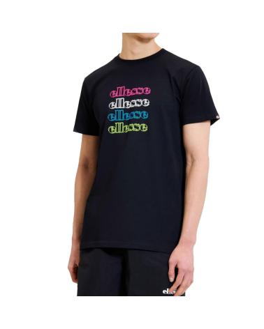 T-SHIRT ELLESSE CNYK NERA CON LOGO MULTICOLORE MULTICOLOR