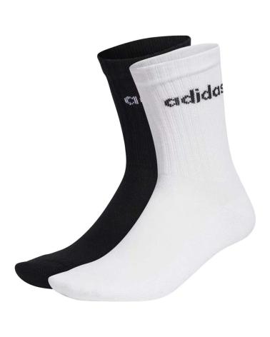 CHAUSSETTES ADIDAS LINEAR CUSHIONED IC1302 - PACK 3 PAIRES BICOLORES MULTICOLORES MULTICOLOR