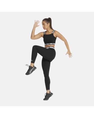 PUMA STRONG HIGH WAISTED LEGGINGS BLACK 521601-01 FOR TRAINING NEGRO