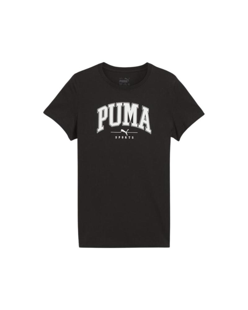 PUMA SQUAD 681779-01 KURZARM-T-SHIRT SCHWARZ FÜR MÄDCHEN MULTICOLOR