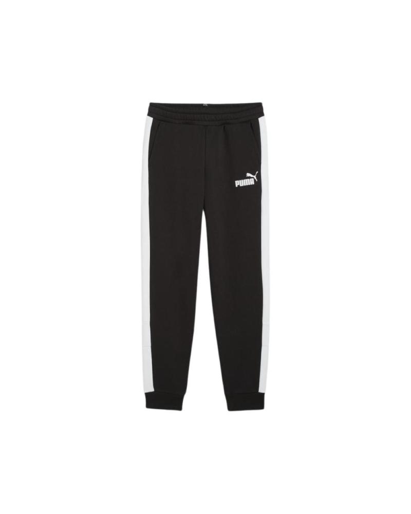 PUMA ESSENTIALS 681821-01 PANTALONE NERO MULTICOLOR