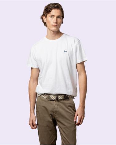 CAMISETA DE MANGA CORTA SCOTTA BIRD BLANCA - MODELO S24010816 MULTICOLOR