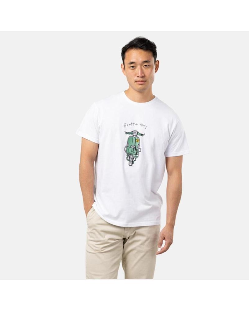 KURZARM-T-SHIRT SCOTTA MOTO W24010516 100% BAUMWOLLE MULTICOLOR