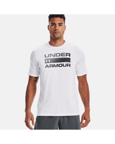 T-SHIRT À MANCHES COURTES UNDER ARMOUR TEAM ISSUE WORDMARK 1329582-100 MULTICOLOR