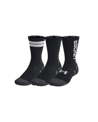 UNDER ARMOUR PERFORMANCE TECH SPORTSOCKEN 1379515-002 - 3ER-PACK SCHWARZ MIT MUSTERN MULTICOLOR