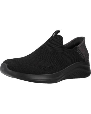 SKECHERS ZAPATILLAS MUJER MODELO SLIP-INS SUMIT COLOR NEGRO BBK