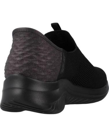 SKECHERS ZAPATILLAS MUJER MODELO SLIP-INS SUMIT COLOR NEGRO BBK