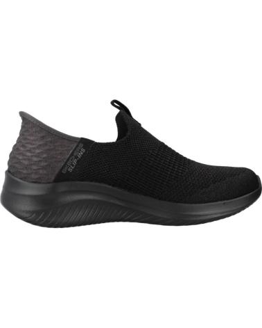 SKECHERS ZAPATILLAS MUJER MODELO SLIP-INS SUMIT COLOR NEGRO BBK