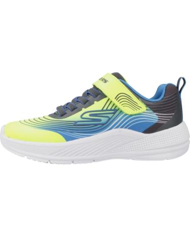 SKECHERS ZAPATILLAS NINO MODELO MICROSPEC ADVANCE COLOR AMARILLO YLBL